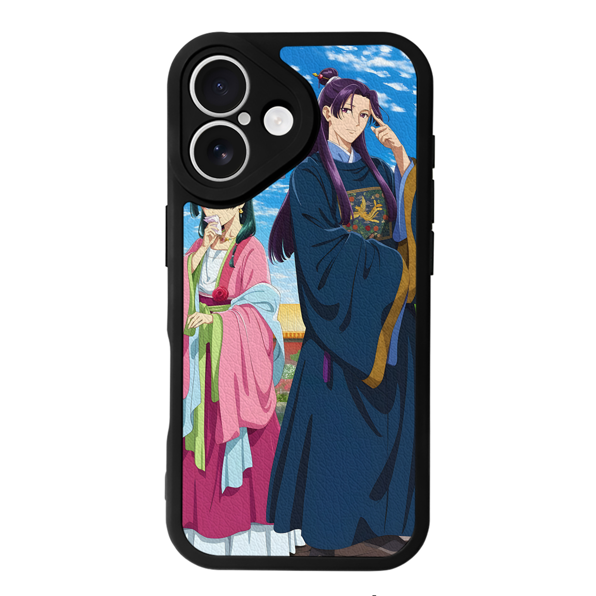 （画像用） 薬屋のひとりごと The Apothecary Diaries 【iPhone 16シリーズ対応】シリコンスマホケース（レザー調） 材質：シリコン